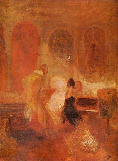 Joseph Mallord William Turner Musikgesellschaft, Petworth china oil painting image